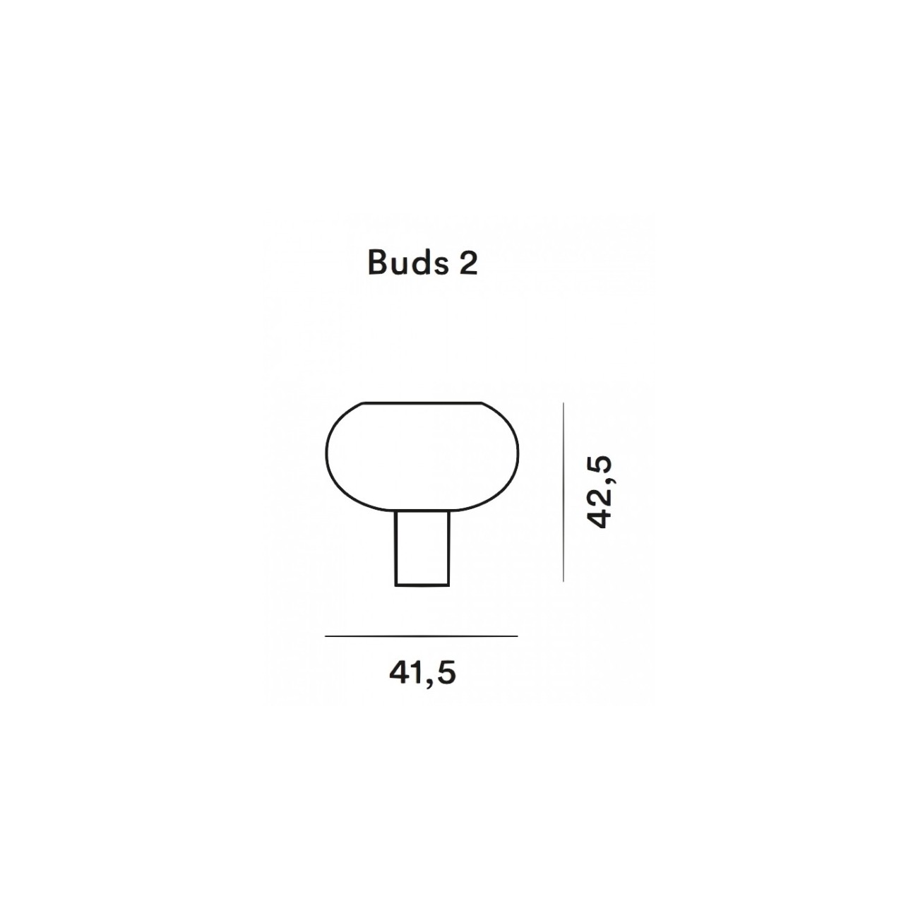 FOSCARINI LAMPADA DA TAVOLO BUDS 2