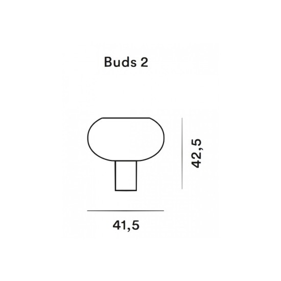 FOSCARINI LAMPADA DA TAVOLO BUDS 2