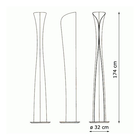 ARTEMIDE - CADMO - LAMPADA DA TERRA -LED