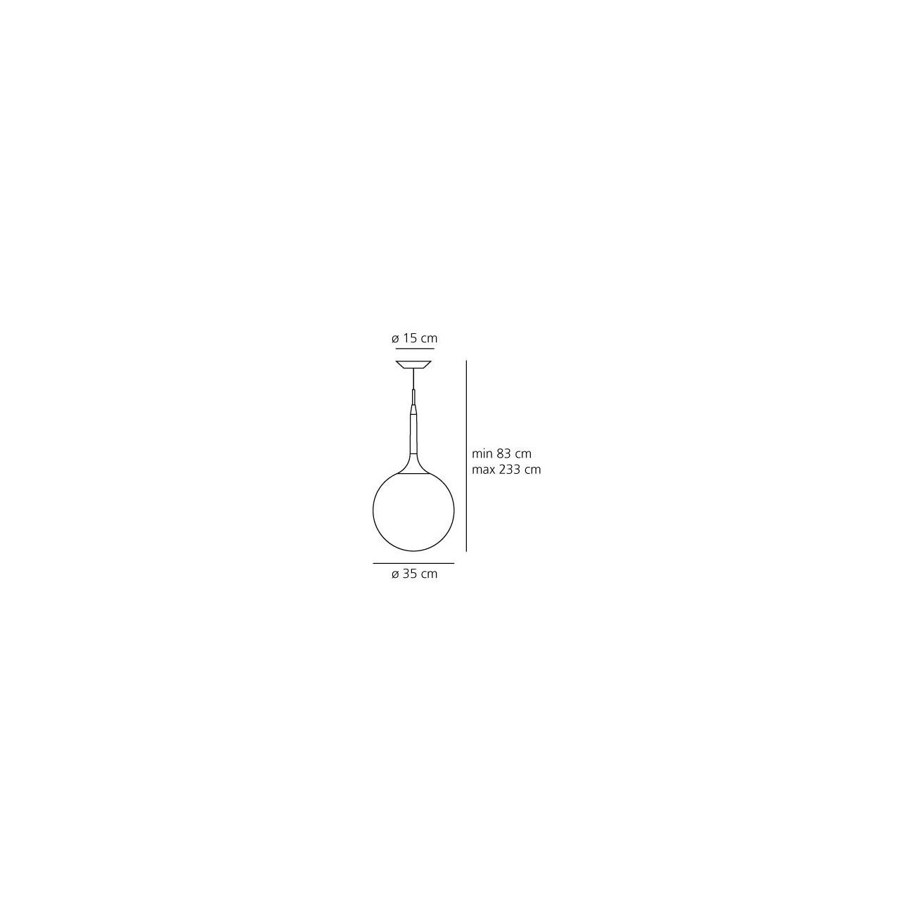 ARTEMIDE - CASTORE 35 - SOSPENSIONE