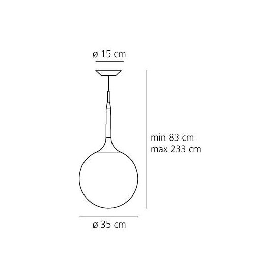 ARTEMIDE - CASTORE 35 - SOSPENSIONE