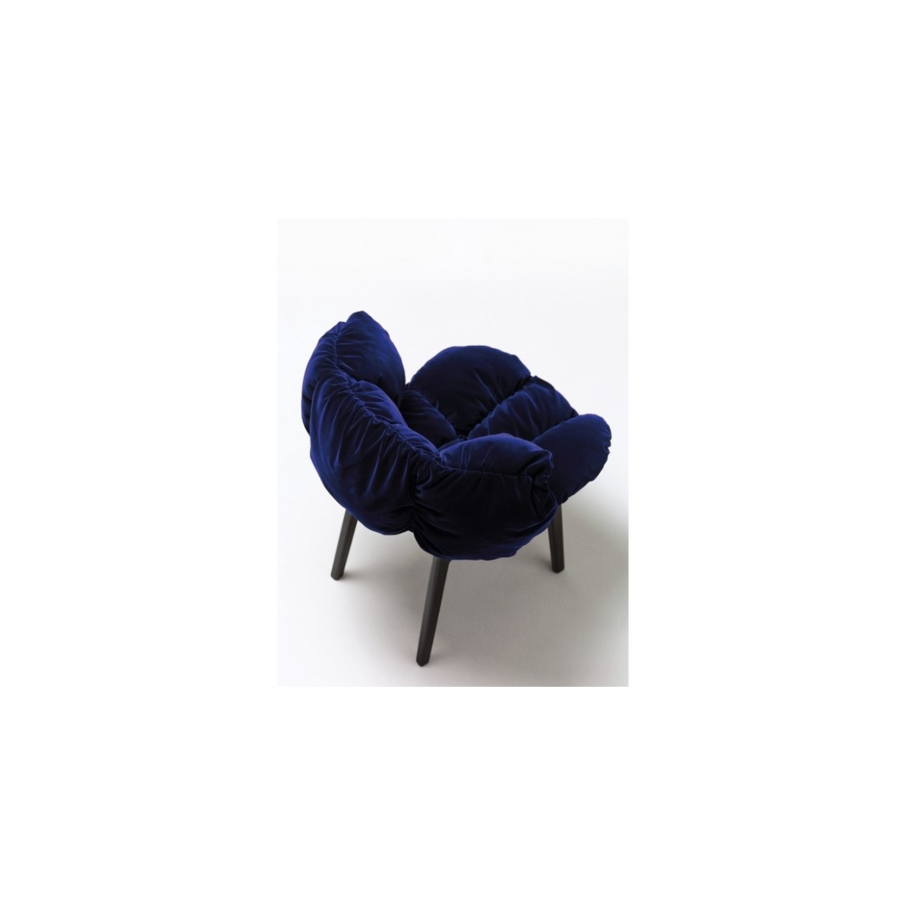 EDRA POLTRONCINA BLU VELVET