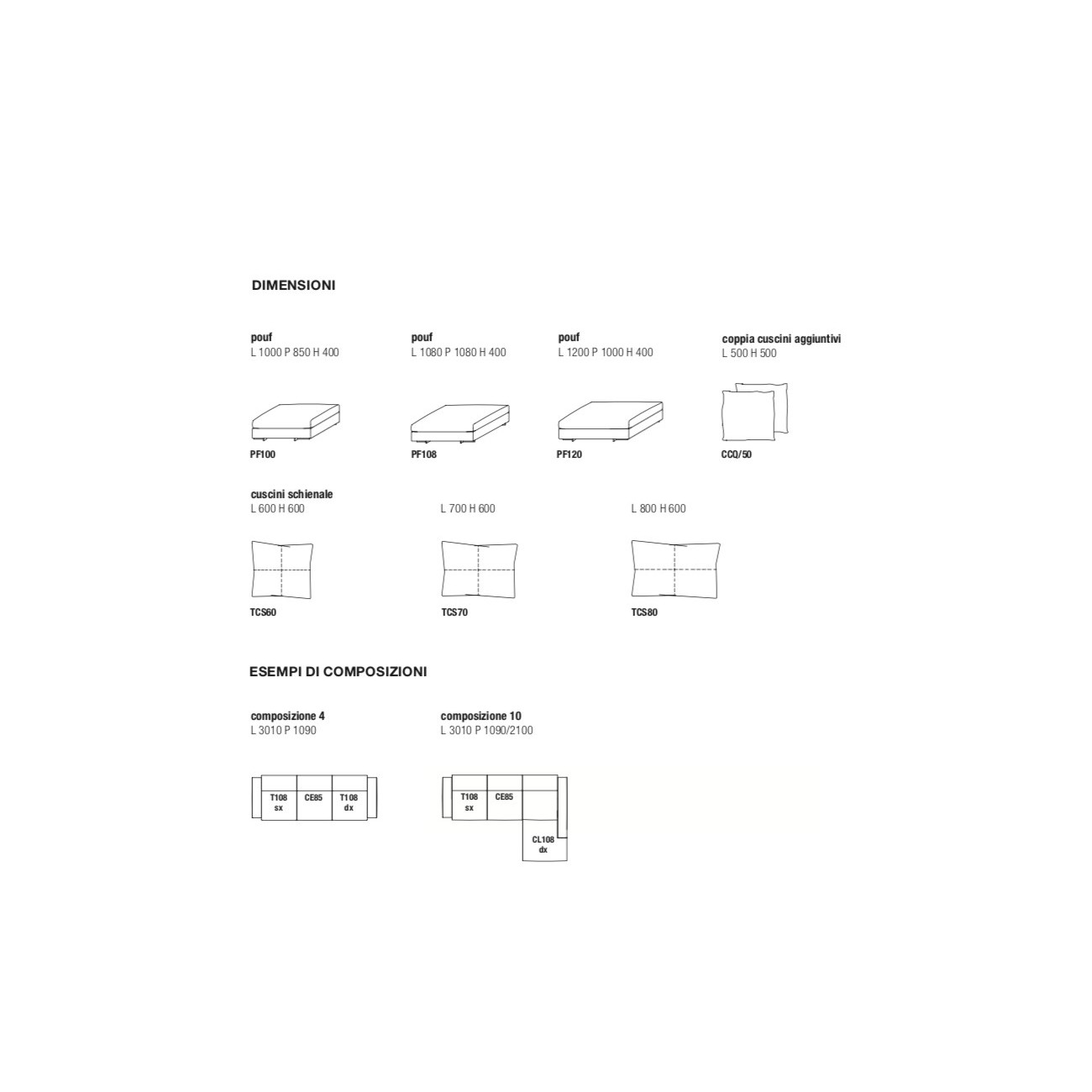 MOLTENI & C. TURNER DIVANO