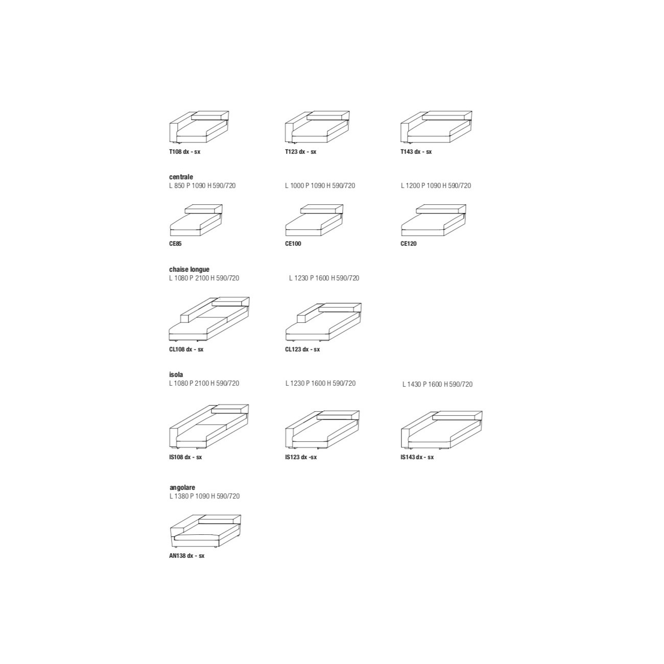 MOLTENI & C. TURNER DIVANO