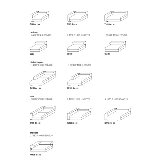 MOLTENI & C. TURNER DIVANO