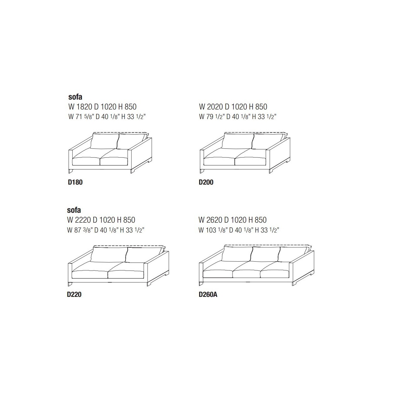 MOLTENI & C. REVERSI DIVANO
