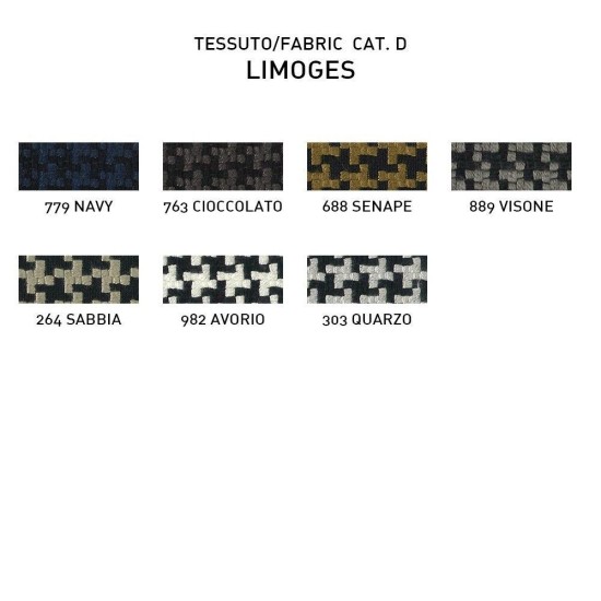 POLIFORM SOPHIE SEDIA CON BRACCIOLI