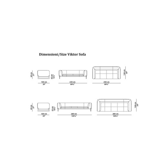 BAXTER VIKTOR DIVANO TRE POSTI