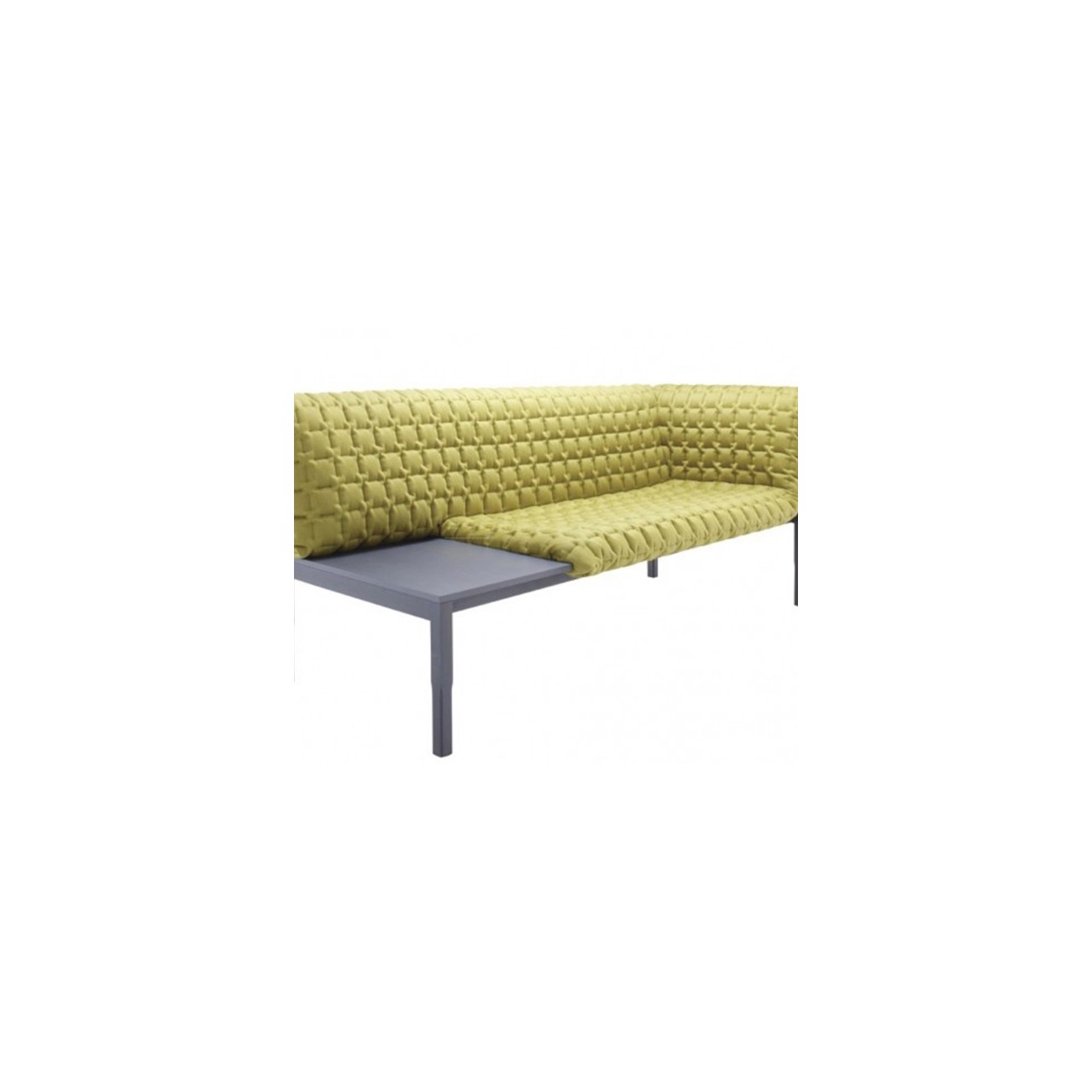 LIGNE ROSET RUCHE' MERIDIANA DIVANO CON TAVOLINO