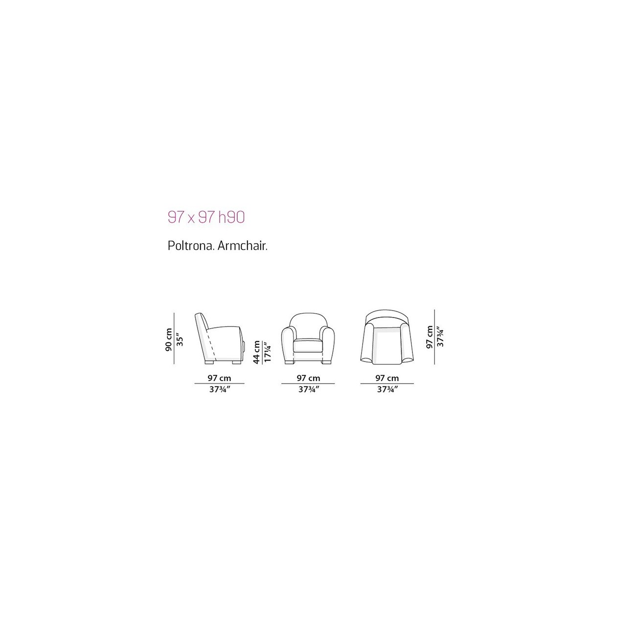 BAXTER AMBURGO POLTRONA - DRAGA