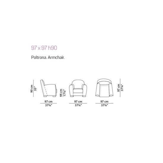 BAXTER AMBURGO POLTRONA - DRAGA