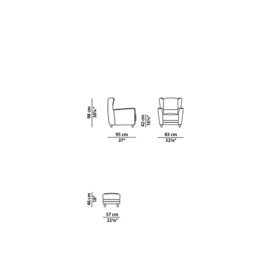 BAXTER BERGERE POLTRONA