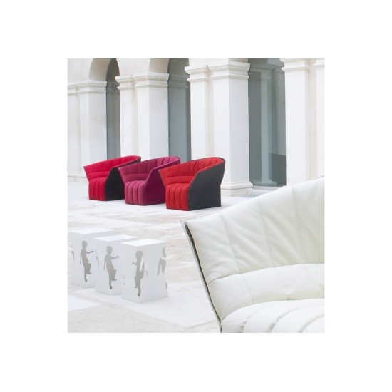 LIGNE ROSET MOEL POLTRONA CON SCHIENALE BASSO