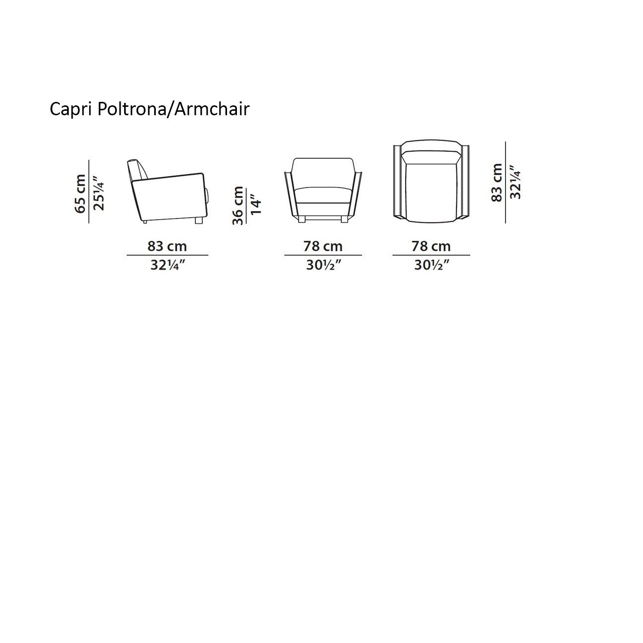 BAXTER CAPRI POLTRONA