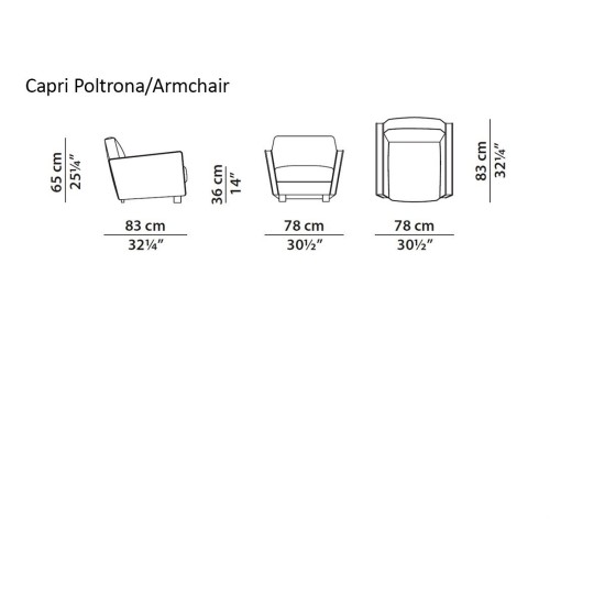 BAXTER CAPRI POLTRONA