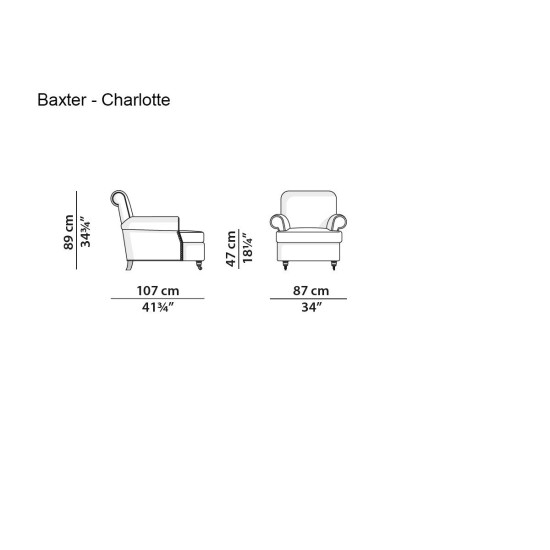 BAXTER CHARLOTTE POLTRONA