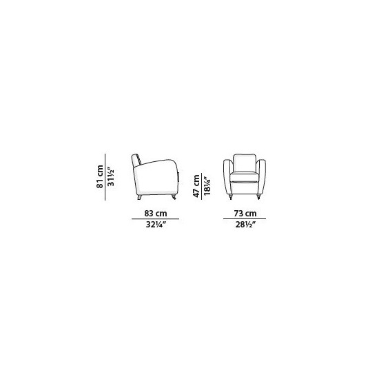 BAXTER CHESTER MOON POLTRONA