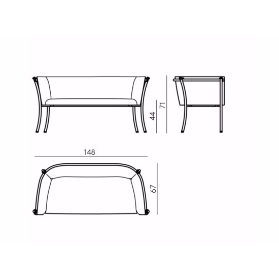 DEPADOVA SMERALDA INDOOR DIVANETTO