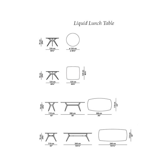 BAXTER LIQUID LUNCH TAVOLO