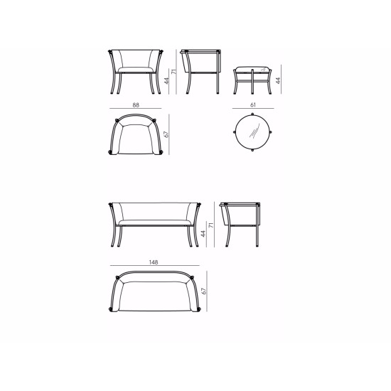 DEPADOVA SMERALDA INDOOR POUF