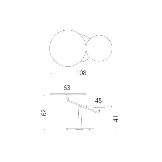 DEPADOVA SATURNO 12 TAVOLINO