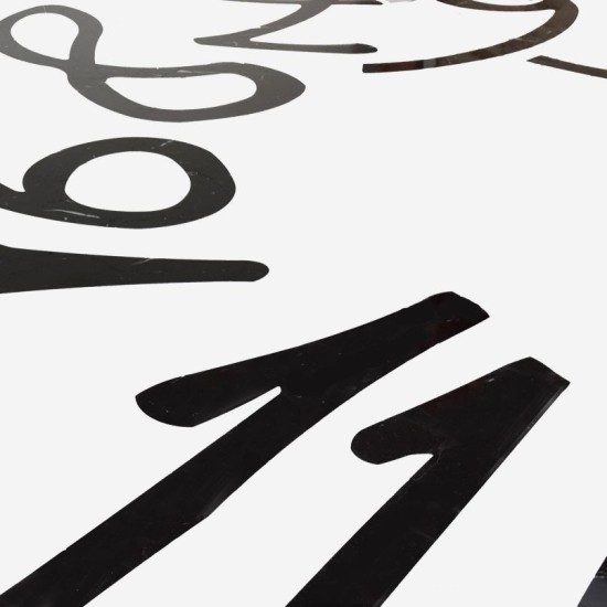 CLETO MUNARI TAVOLO BLACK NUMBERS