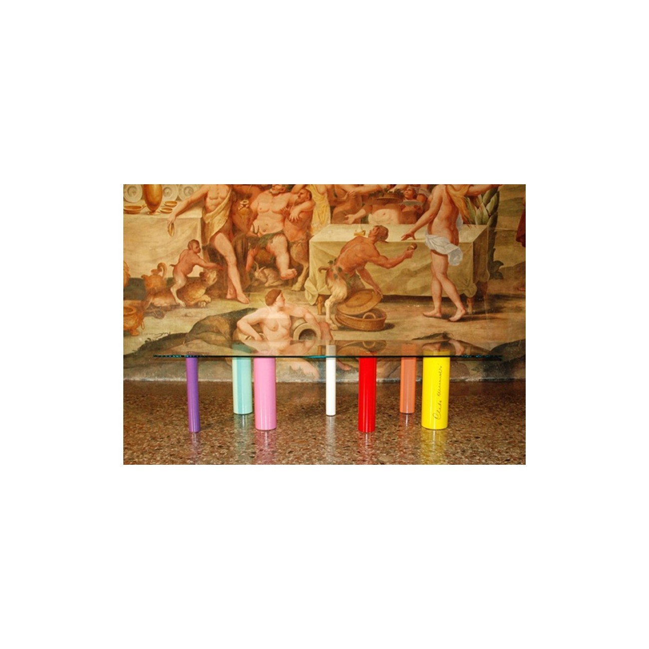 CLETO MUNARI TAVOLO PALAFITTE
