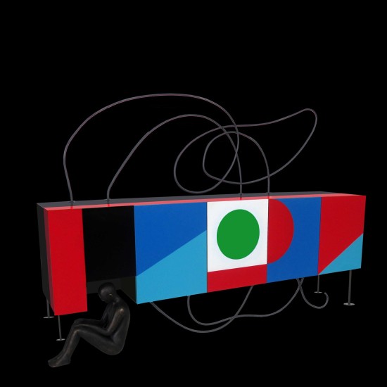 CLETO MUNARI SILENZIOSA CREDENZA