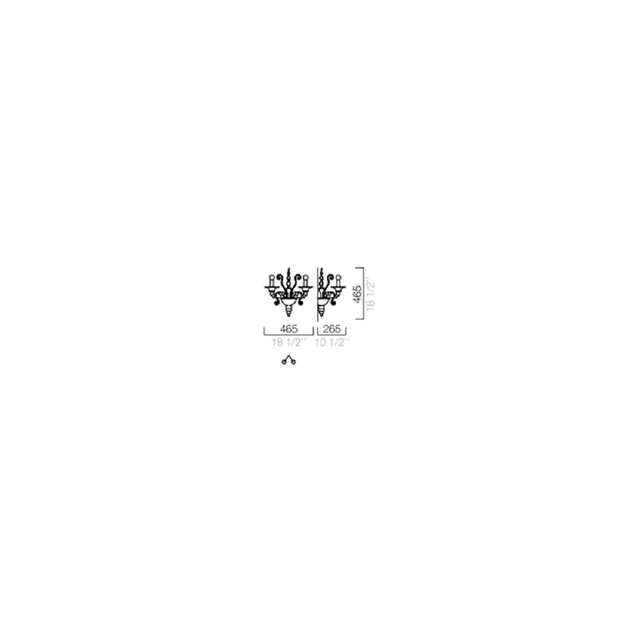 BAROVIER & TOSO TAIF 2 LUCI