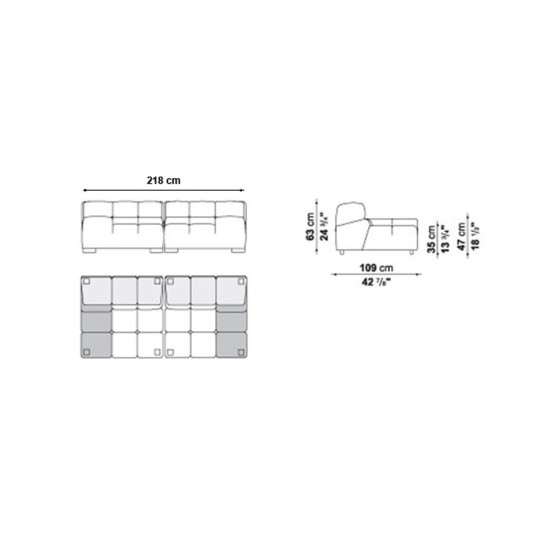 B&B TUFTY TIME DIVANO