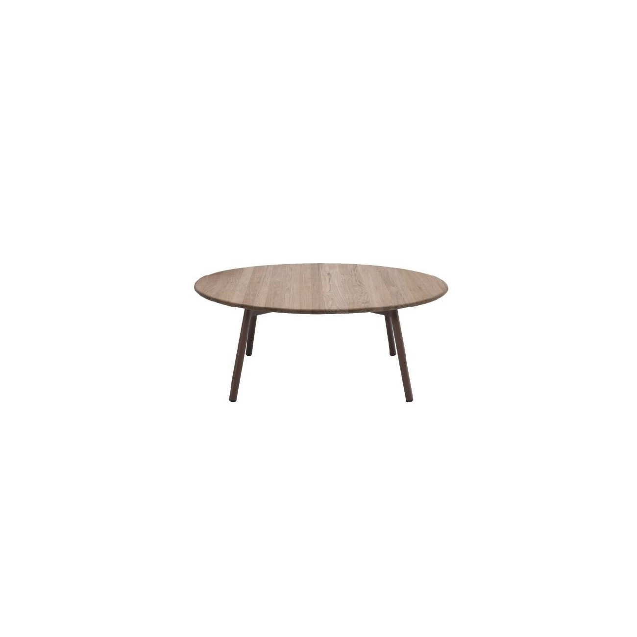 RODA TAVOLINO ROTONDO PIPER SMOKE/TEAK