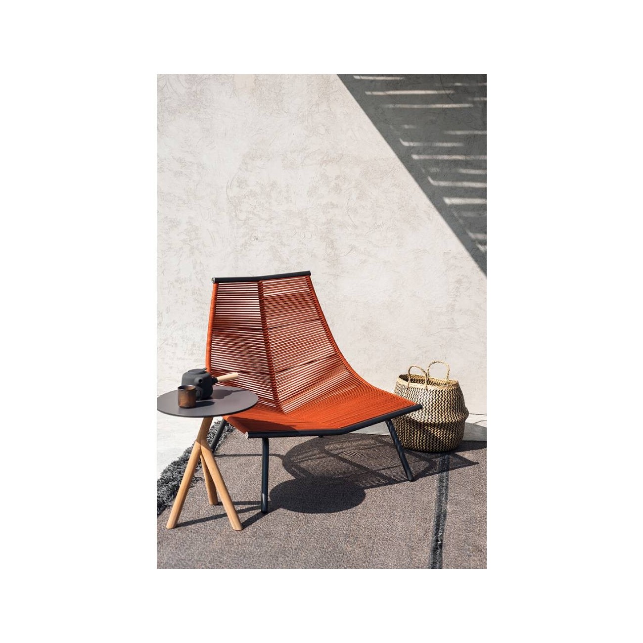 RODA POLTRONA CON SCHIENALE ALTO OUTDOOR LAZE 002