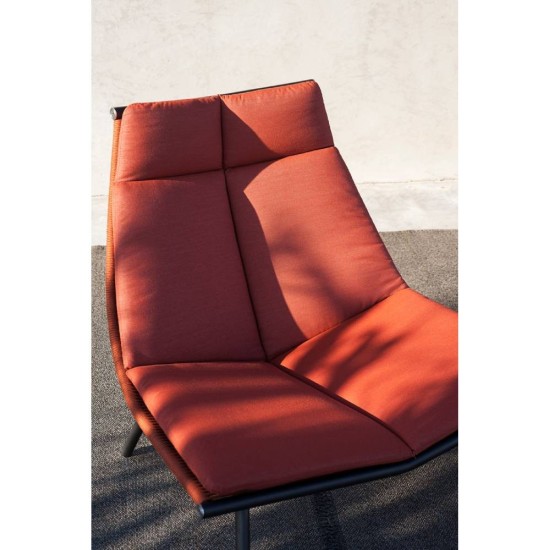 RODA POLTRONA CON SCHIENALE ALTO OUTDOOR LAZE 002