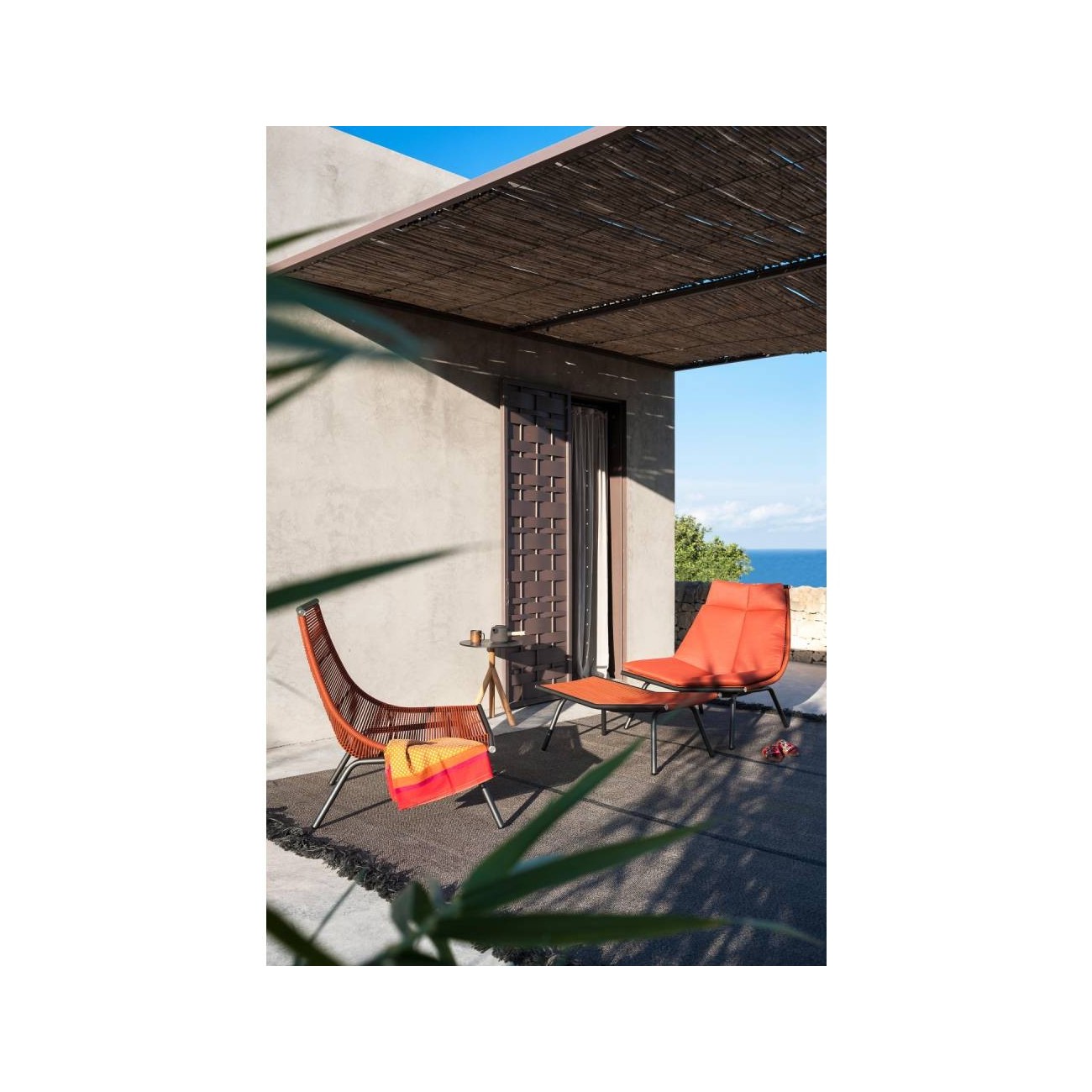 RODA POLTRONA CON SCHIENALE ALTO OUTDOOR LAZE 002