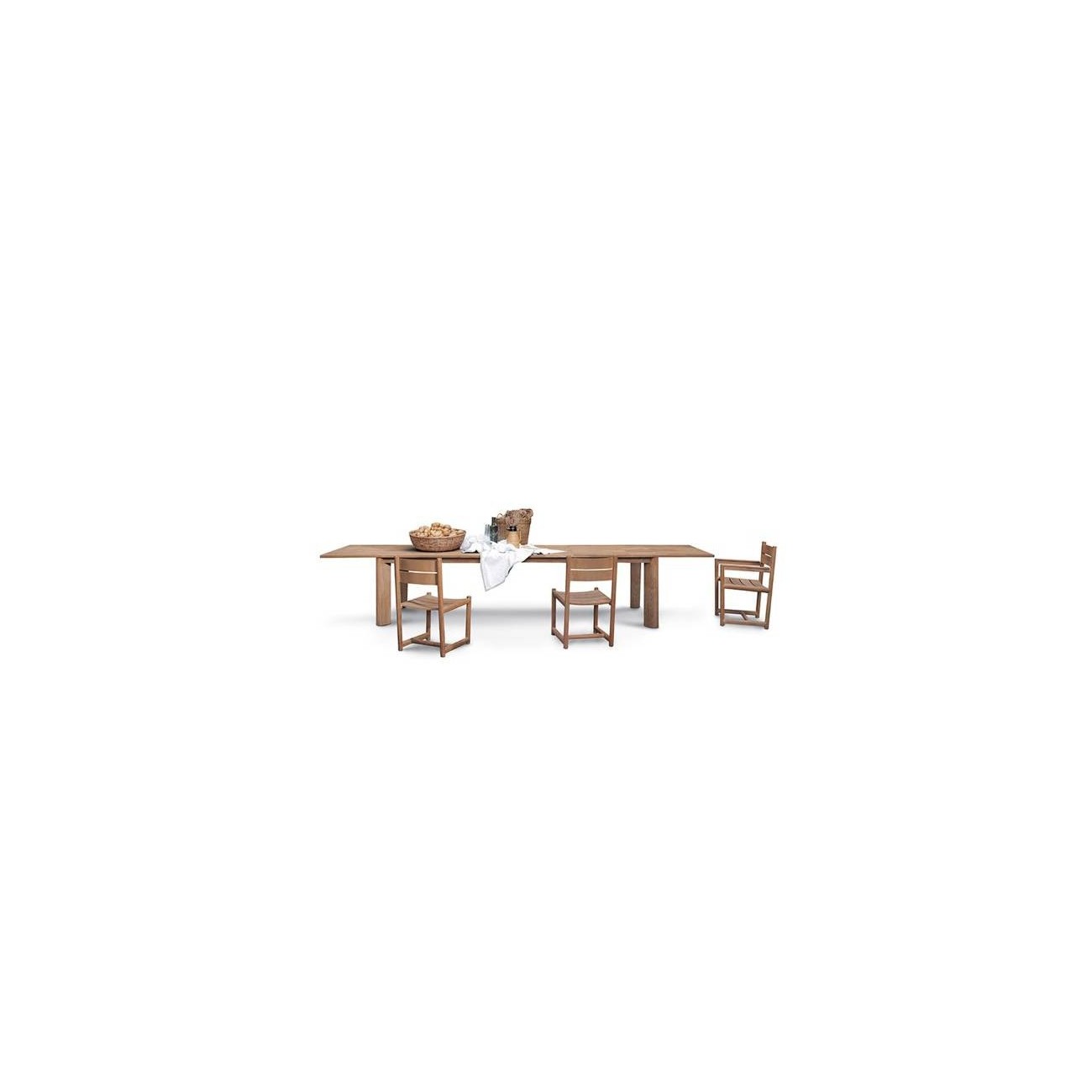RODA TAVOLO TEAK ALLUNGABILE BRICK 001
