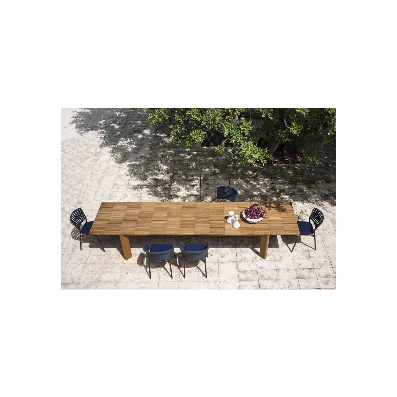 RODA TAVOLO TEAK ALLUNGABILE BRICK 001