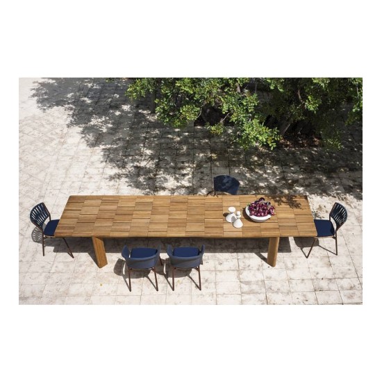 RODA TAVOLO TEAK ALLUNGABILE BRICK 001