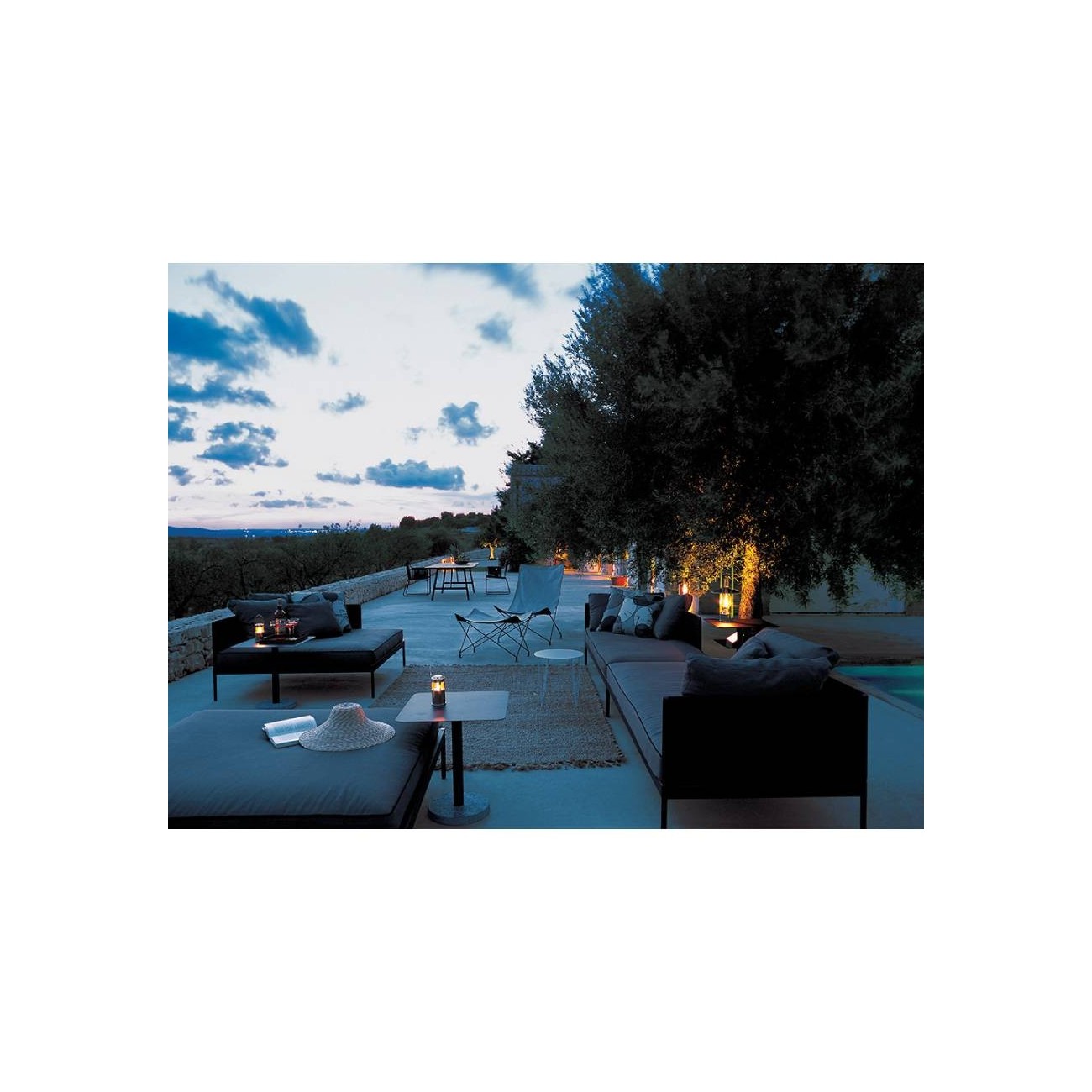 RODA TAVOLINO QUADRATO BERNARDO HPL