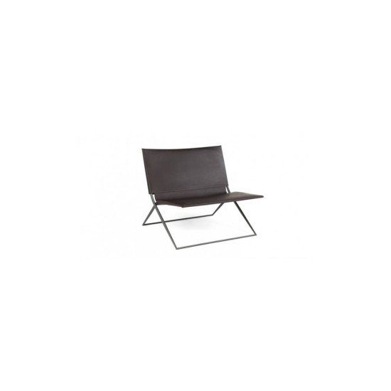 RODA BERENICE LOUNGE CHAIR PELLE