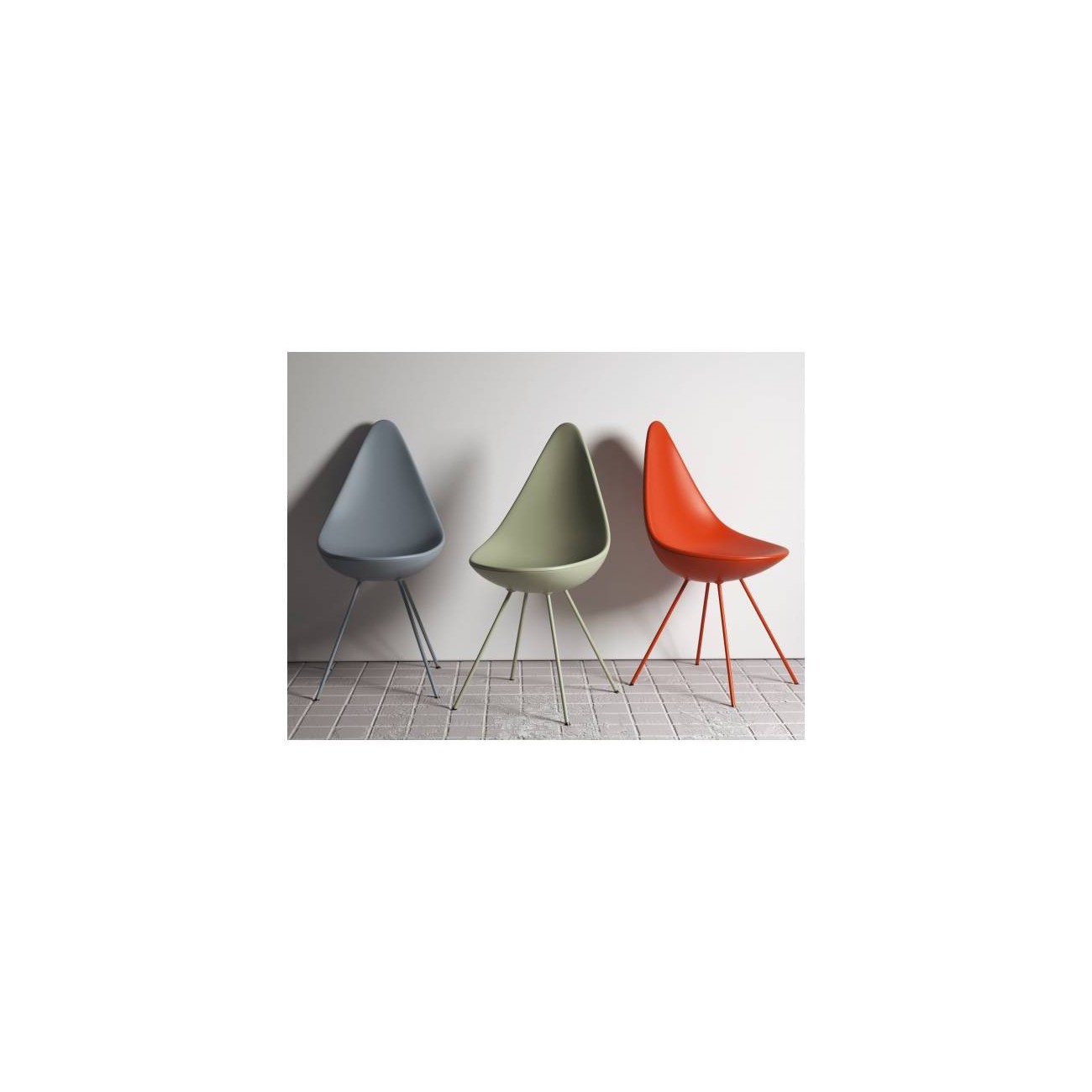 FRITZ HANSEN SEDIA IN PLASTICA RIN