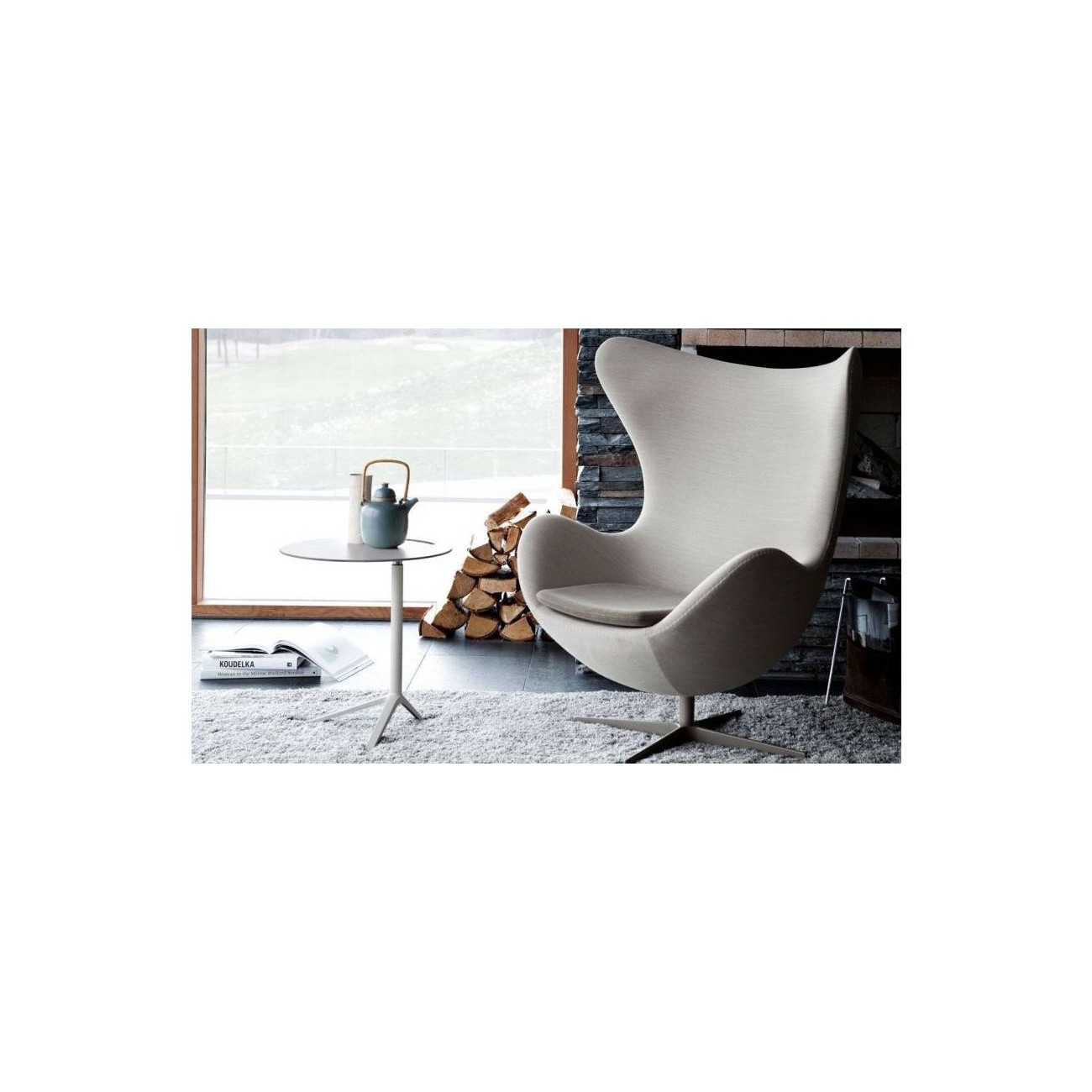 FRITZ HANSEN POLTRONA IN TESSUTO RO CHAIR