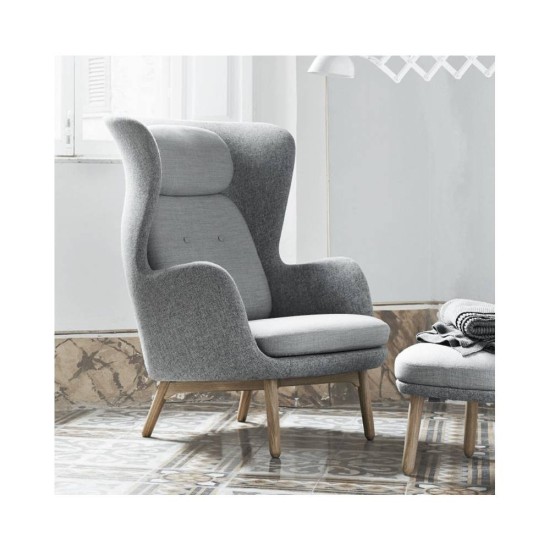 FRITZ HANSEN POLTRONA IN TESSUTO RO CHAIR