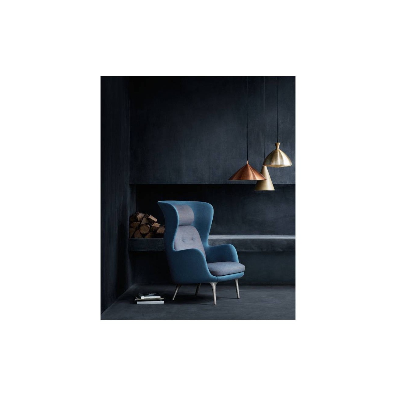 FRITZ HANSEN POLTRONA IN TESSUTO RO CHAIR