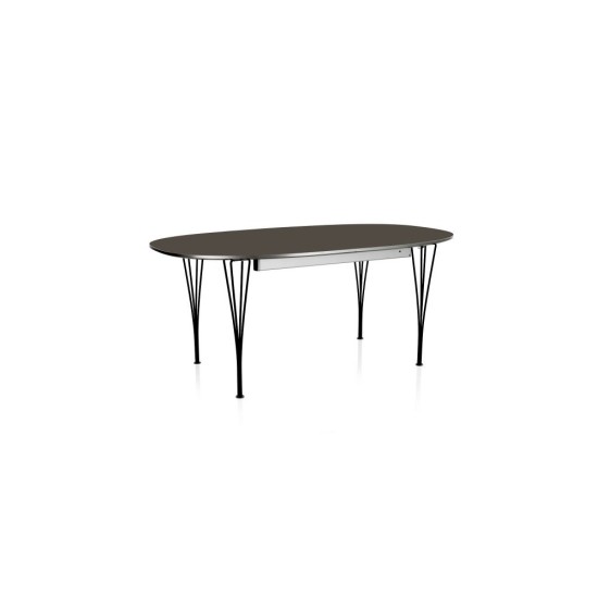 FRITZ HANSEN TAVOLO NERO SUPER ELLIPTICAL