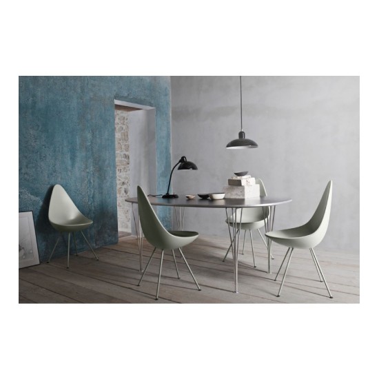 FRITZ HANSEN TAVOLO NERO SUPER ELLIPTICAL