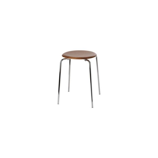 FRITZ HANSEN SGABELLO DOT WALNUT