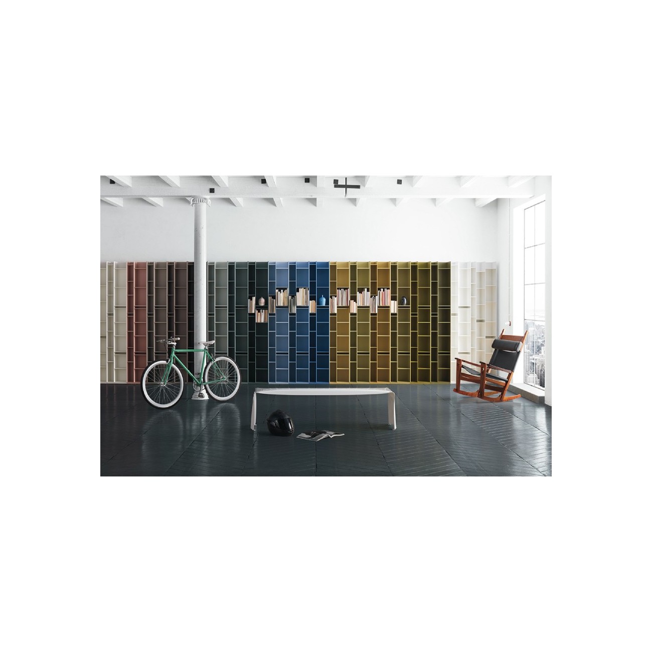 MDF RANDOM 2C-3C LIBRERIA