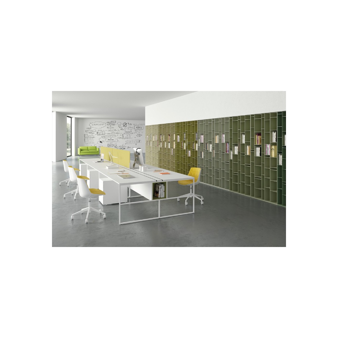 MDF RANDOM 2C-3C LIBRERIA