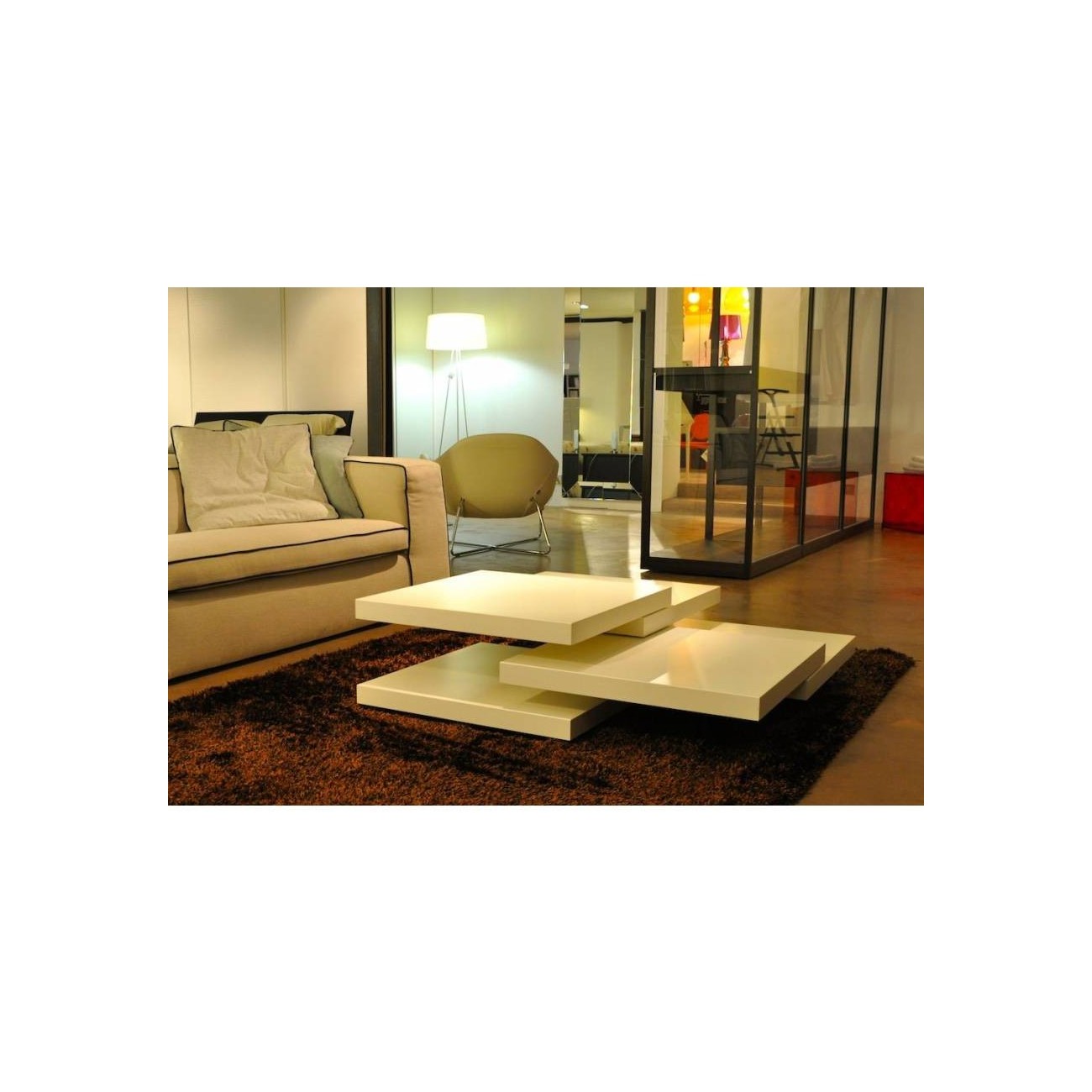 KRISTALIA TAVOLINO ROTOR OPACO