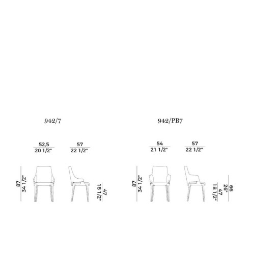 POTOCCO SEDIA VELIS HIGH H.87